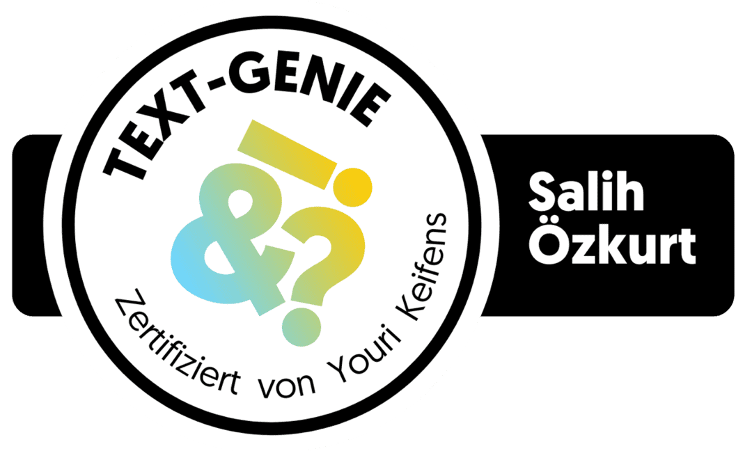 Text-Genie Zertifikat – zertifiziert von Youri Keifens